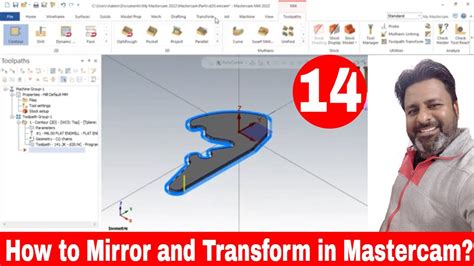 Mastercam 2024 Transform And Mirror How To Mirror And Transform To In