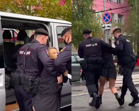 Pussy Riot Members Arrested For Pride Flag Protest On Putin S Birthday