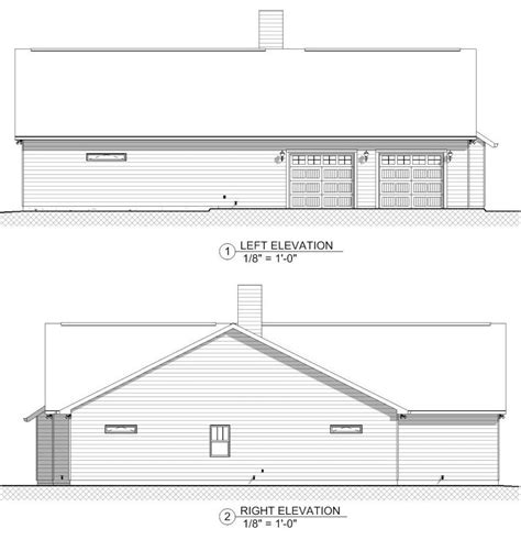 Plan 109 3 BD 2 B 2 038 Htd Square Feet Construction Plan Set Etsy