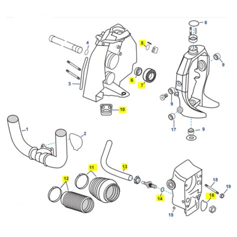 Kit Entretien Complet Embase Sx Dp Volvo Penta