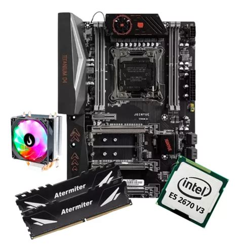 Kit Gamer Placa Mãe X99 Titanium D4 Xeon E5 2670 V3 32gb Parcelamento