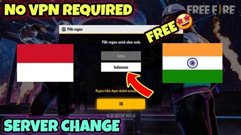 How To Make Indonesian Free Fire Account Without Vpn Free Fire