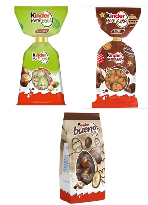 Kinder Bueno Easter Eggs Kinder Chocholote Mini Eggs 1 Bag Cocoa and ...