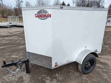 New 2024 Cargo Mate 4x6 Enclosed Trailer Howell Michigan