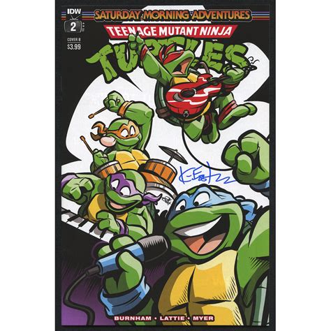 Kevin Eastman Signed Teenage Mutant Ninja Turtles Issue 2 Cover B