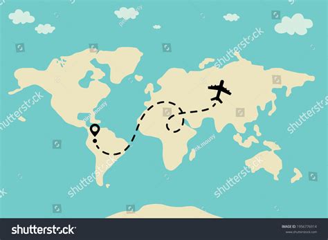 Airplane Trail On White Background Vector Stock Vector (Royalty Free ...