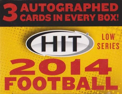 Packaging 2014 Sage Hit Football Trading Card Database