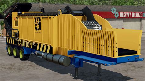 Terex Cbi Magnum Force Wood Chipper V10 Fs22 Mod Farming Simulator