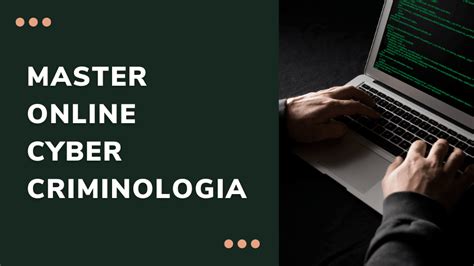 Master Online Cyber Criminologia Riconosciuto Miur Corsi Online