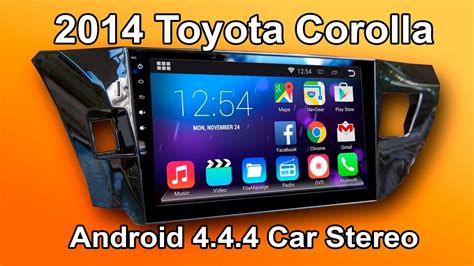 2014 2016 Toyota Corolla Android Car Stereo Review 10 Screen YouTube