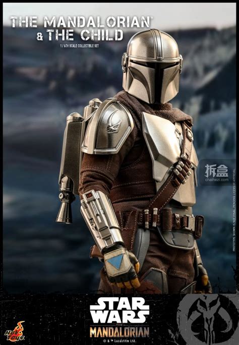 Hot Toys曼达洛人曼达洛人及尤达宝宝1 6珍藏人偶套装 拆盒