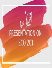 ECO201.pptx - PRESENTATION ON ECO 201 1 USA ROLE IN THE GLOBAL ECONOMY ...