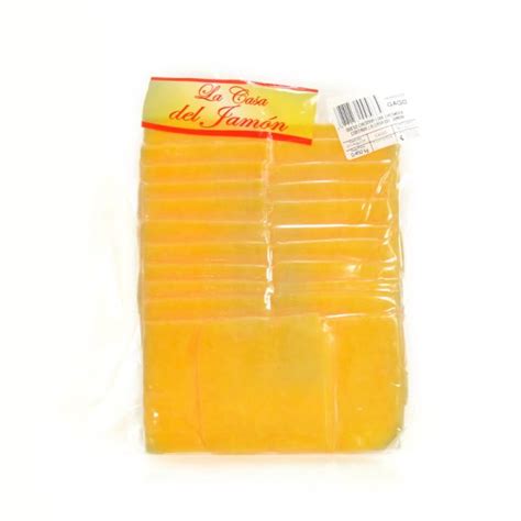 Queso Cheddar Rebanado Precio Por Kilogramo La Casa Del Jamón