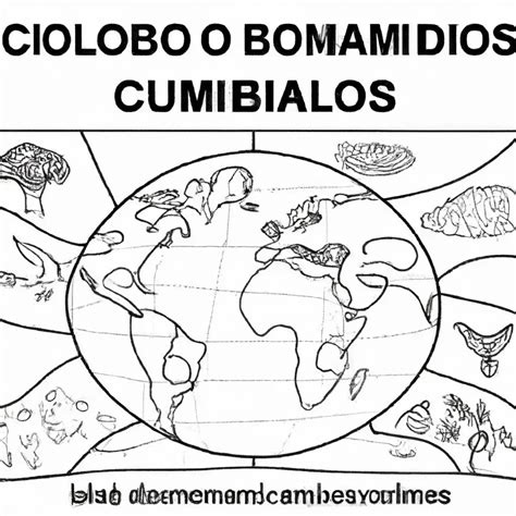 Mapas Biomas Do Mundo Para Colorir - Ciências para Colorir: Compreenda os Biomas do Mundo