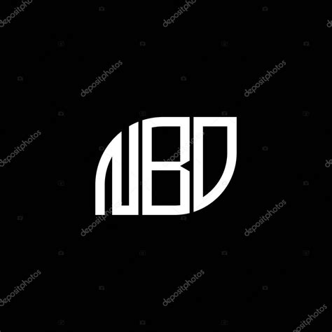 Diseño Del Logotipo De La Letra Nbo Sobre Fondo Negro Nbo Iniciales Creativas Letra Logo