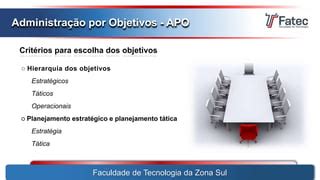Apo Administração Por Objetivos - Administração por objetivos - APO | PPTX