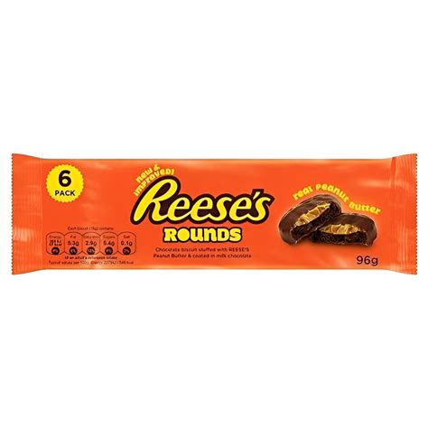 Ciasteczka REESE'S (ROUNDS), 96g | Candy POP