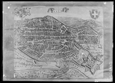 ImagesDéfense Plan de la ville d Aoste légende d origine