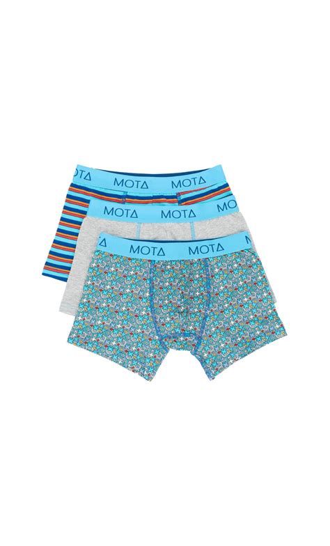 Ripley Pack Boxer Infantiles Mota Algodon Mt