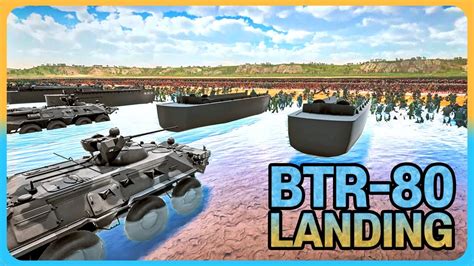 BTR 80 Landing Force Vs Evil ARMY Ultimate Epic Battle Simulator 2