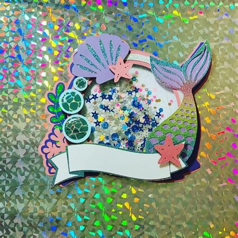 Laura Jane Wright On Instagram Shakercard Caketopper Cricut Mermaid