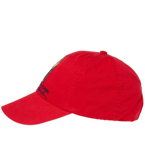 Polo Ralph Lauren Bear Cap Rl 2000 Red End Tw