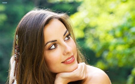 Lorena Garcia Lorena B Women Brunette Face Eyes Mouths Lips Portrait Model Wallpapers