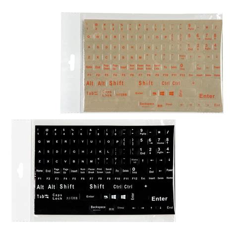 Sheets Universal English Keyboard Stickers Laptop Keyboard Letters