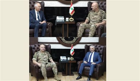 الوكالة الوطنية للإعلام Army chief meets new French Ambassador