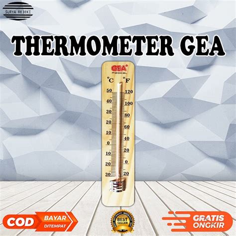 Jual Thermometer Kayu Gea Termometer Gea Untuk Mesin Tetas Telur Full