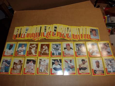 Swell Baseball Greats Complete Set Run Of Cards Ex Nice