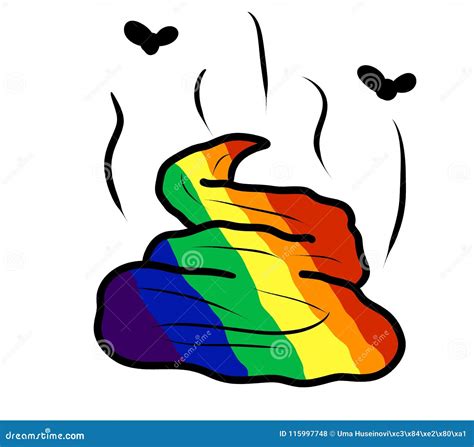 Rainboow Unicorn Poop Stock Illustration Illustration Of Cute 115997748