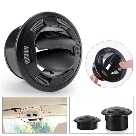 75MM Knob Type Rotation Air Outlet Vent Universal Car Vent Dashboard