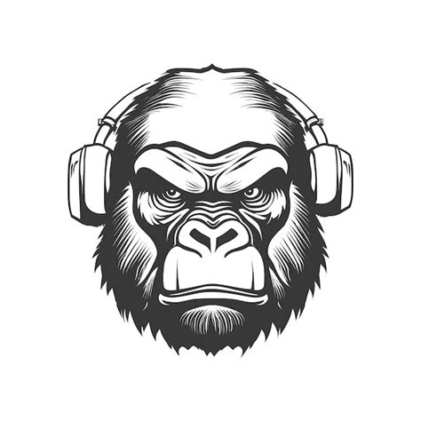 Premium Vector Free Vector Head Of Gorilla