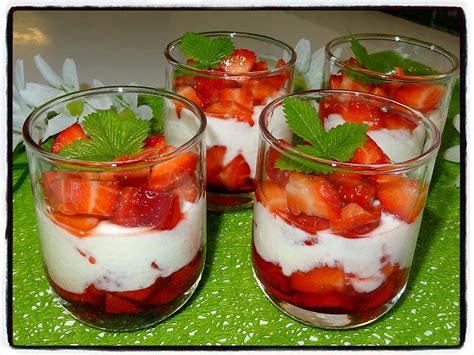 Recette De Verrines Aux Fraises Et Fromage Blanc