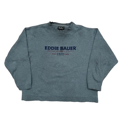 Vintage Eddie Bauer Crewneck Sweatshirt Pullover Depop