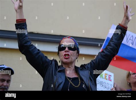 Free Pussy Riot Protest In Helsinki Stock Photo Alamy