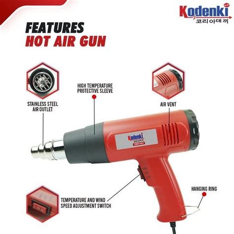 Jual Mesin Alat Blower Pemanas Heat Gun Hot Gun Air Pemanas Shrink Plastik Shopee Indonesia