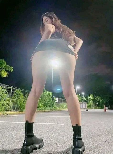 Who Is This Girl Showing Her Ass In Parking Lot Baitongthapani Thapani Meemungtham
