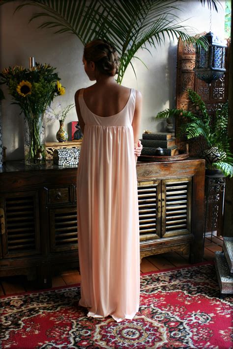 Satin Nightgown Pink Satin Lingerie Assorted Colors Basic Etsy