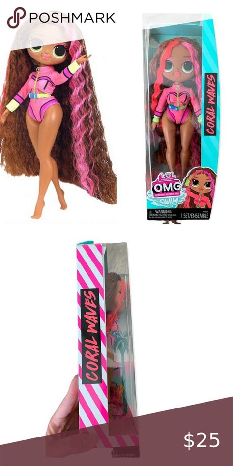 LOL SURPRISE OMG Coral Waves Swim Doll Coral Lol Swimming