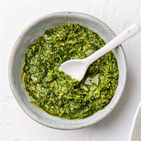 How To Make Fresh Basil Pesto The Kitchen Herbs