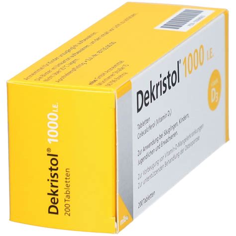 Dekristol® 1000 I.E. 200 St - Shop Apotheke