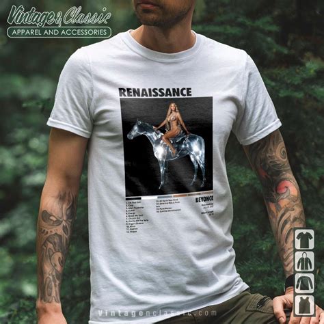 Beyonce Renaissance Tracklist T-Shirt - Vintagenclassic Tee