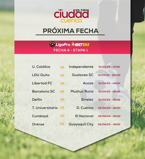 Etapa Ep On Twitter Rt Radiociudad As Se Jugar La Fecha