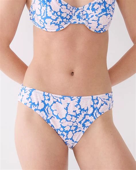 Sz Blockprints X J Crew Classic Full Coverage Bikini Bottom In Nila Print