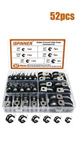 Amazon ISPINNER 190pcs Rubber Grommet Assortment Kit 9 Sizes