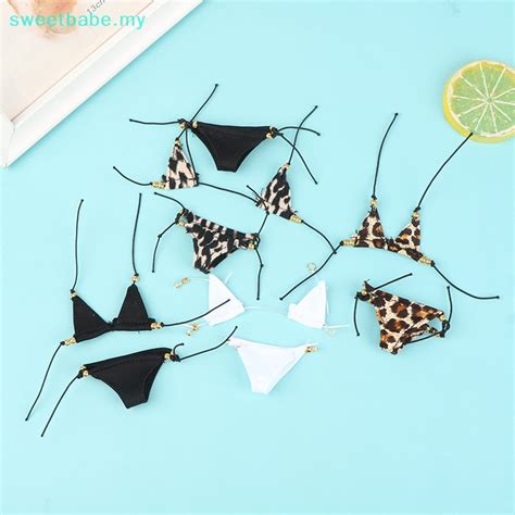 Sweetbabe Dollhouse Mini Bikini Bra Lingerie Set Underpants Doll Model Decor My Shopee