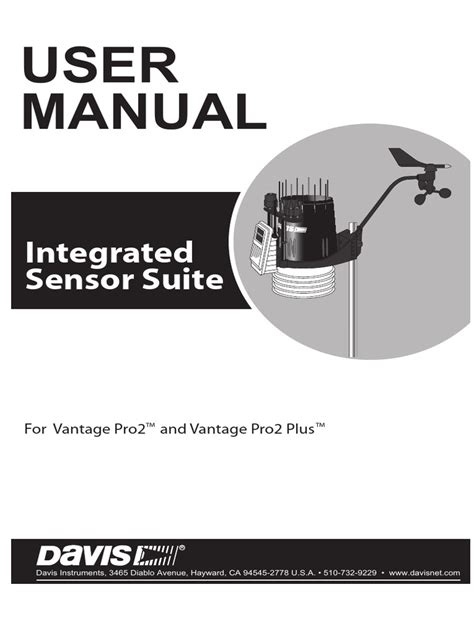 Vantage Pro 2 Pro 2 Plus Integrated Sensor Suite Manual Pdf Screw