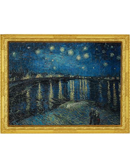 NOTTE STELLATA SUL RODANO Di Vincent Van Gogh Moneta Argento 2 Oz P